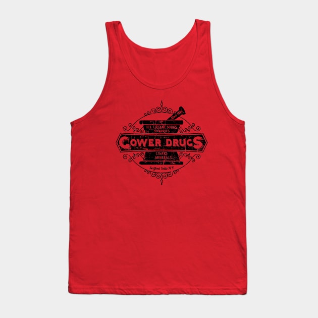 Gower Drugs from It's a Wonderful Life (for light fabric) Tank Top by hauntedjack